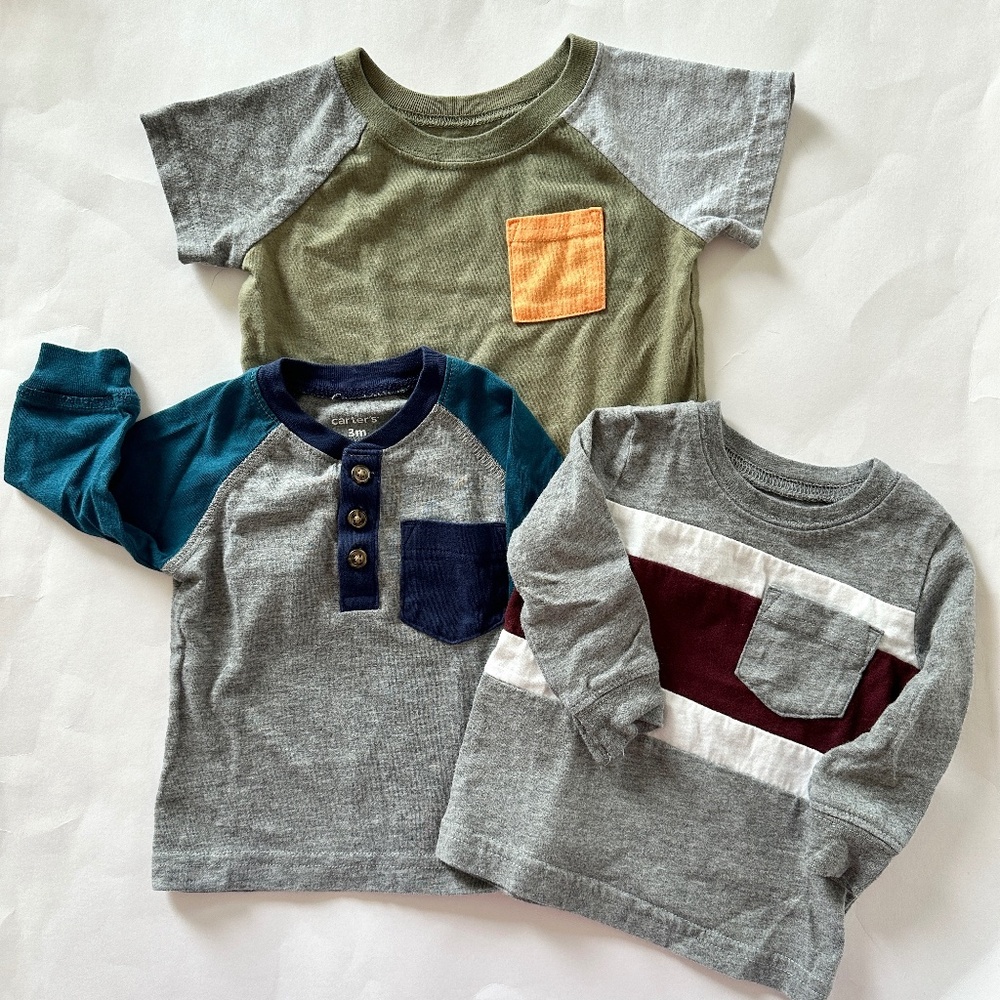 Baby Boy 3M Shirts Clothing Bundle